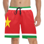 DIASPORA FR Men's Mid-Length Beach Shorts