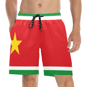 DIASPORA FR Men's Mid-Length Beach Shorts