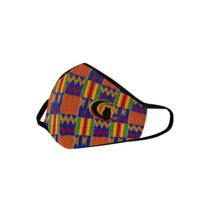 KENTE Mouth Mask in One Piece (2 Filters Included)