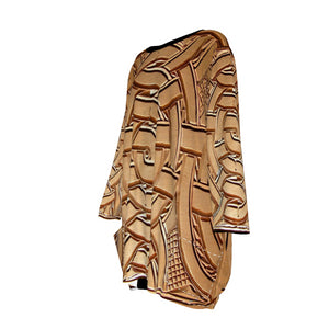 TEMBE WOOD Women's Loose Crew Neck shirt