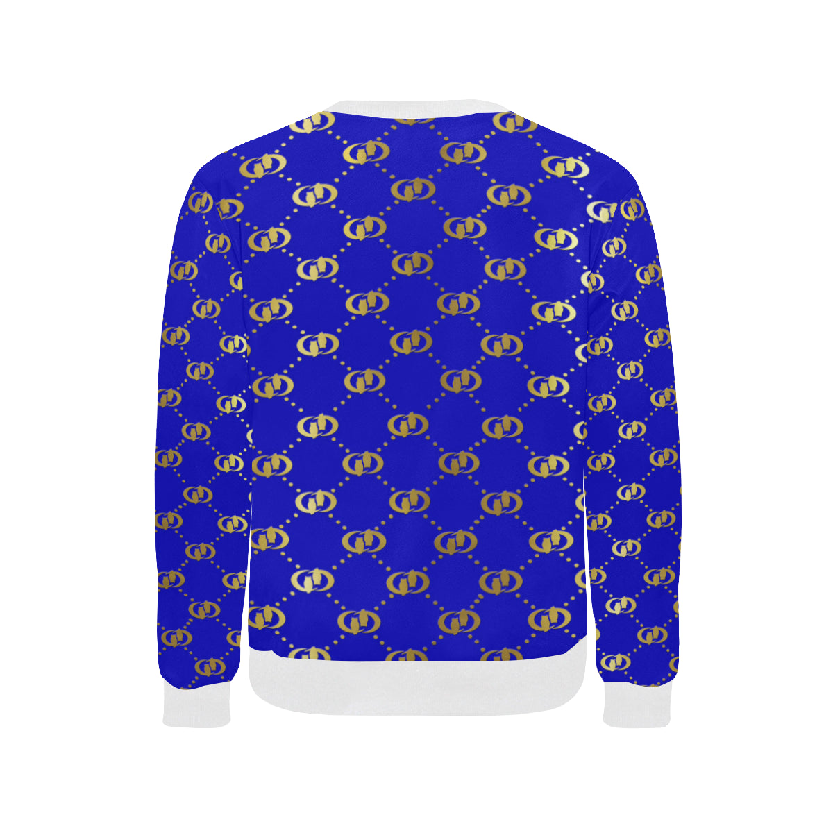 EXCELLENCE BLSKYGLD Men's Rib Cuff Crew Neck Sweatshirt