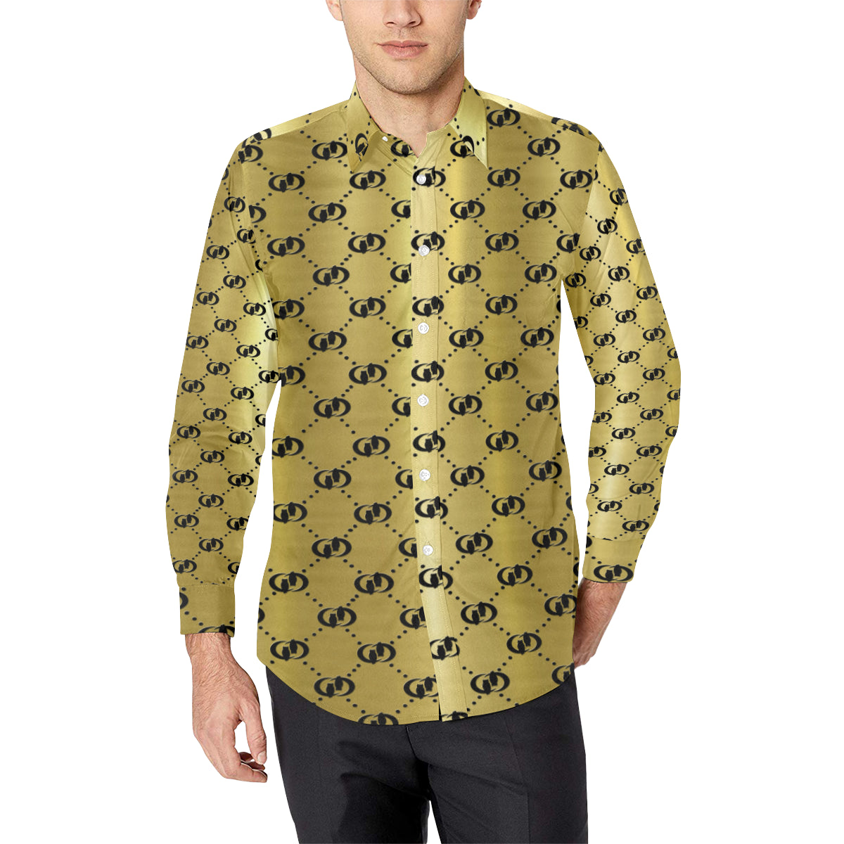 EXCELLENCE PRESTIGE Men's Casual Dress Shirt