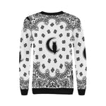 BANDANA WHITY Women's Rib Cuff Crew Neck Sweatshirt