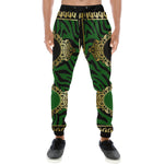 PRIVILEGE GREEN Men's All Over Print Sweatpants