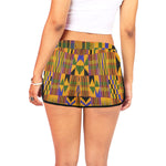 KENTE OG Women's All Over Print Relaxed Shorts