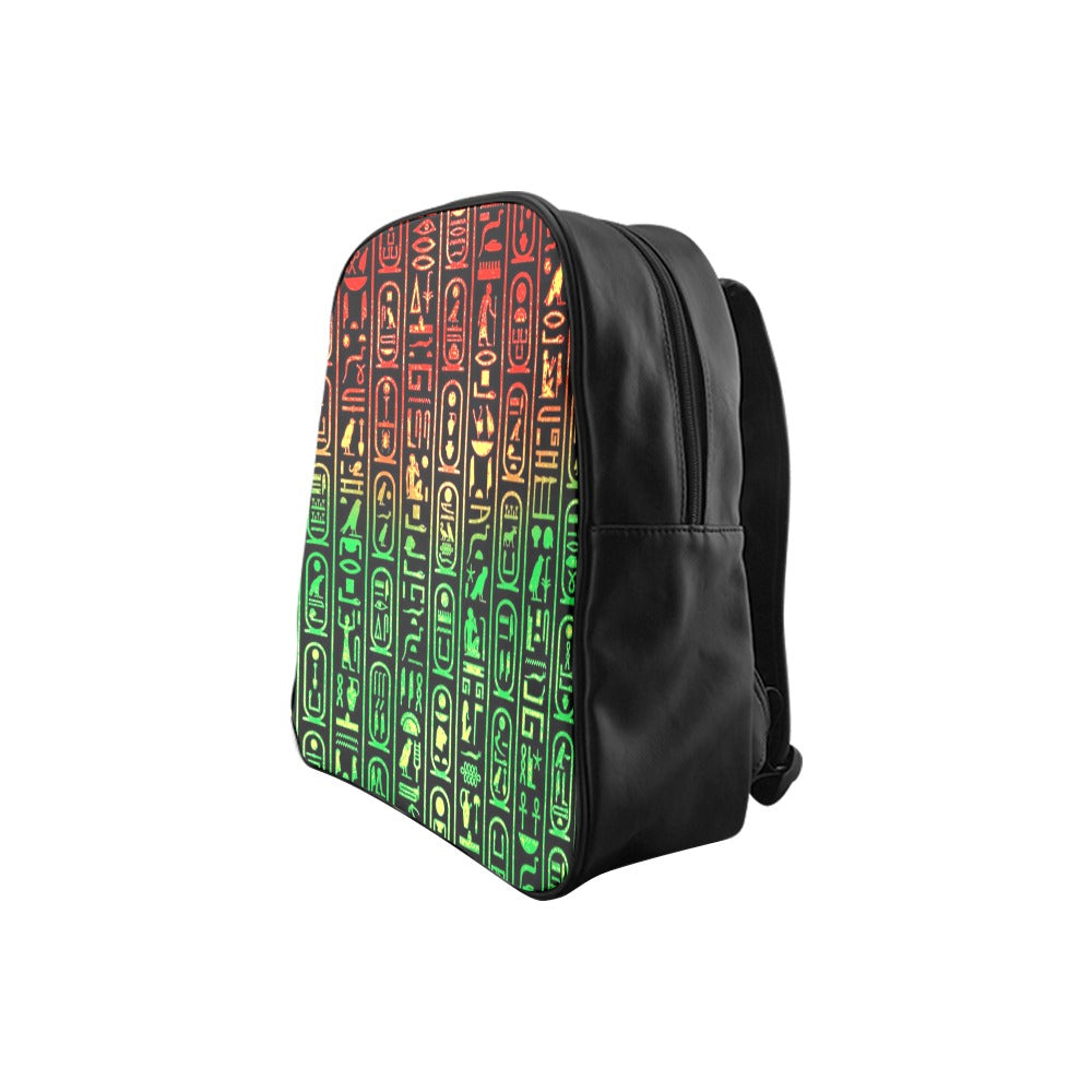 HIERO RASTA School Backpack (Medium)