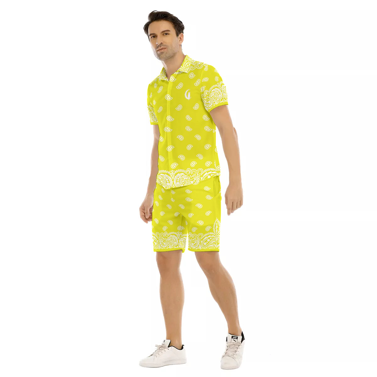 BANDANA FULLY L.K Men's Short Sleeve Shirt Sets