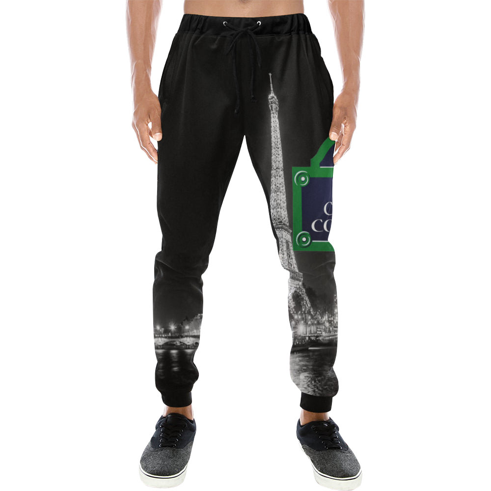 PARIS BY NIGHT Men's All Over Print Sweatpants (Model L11)