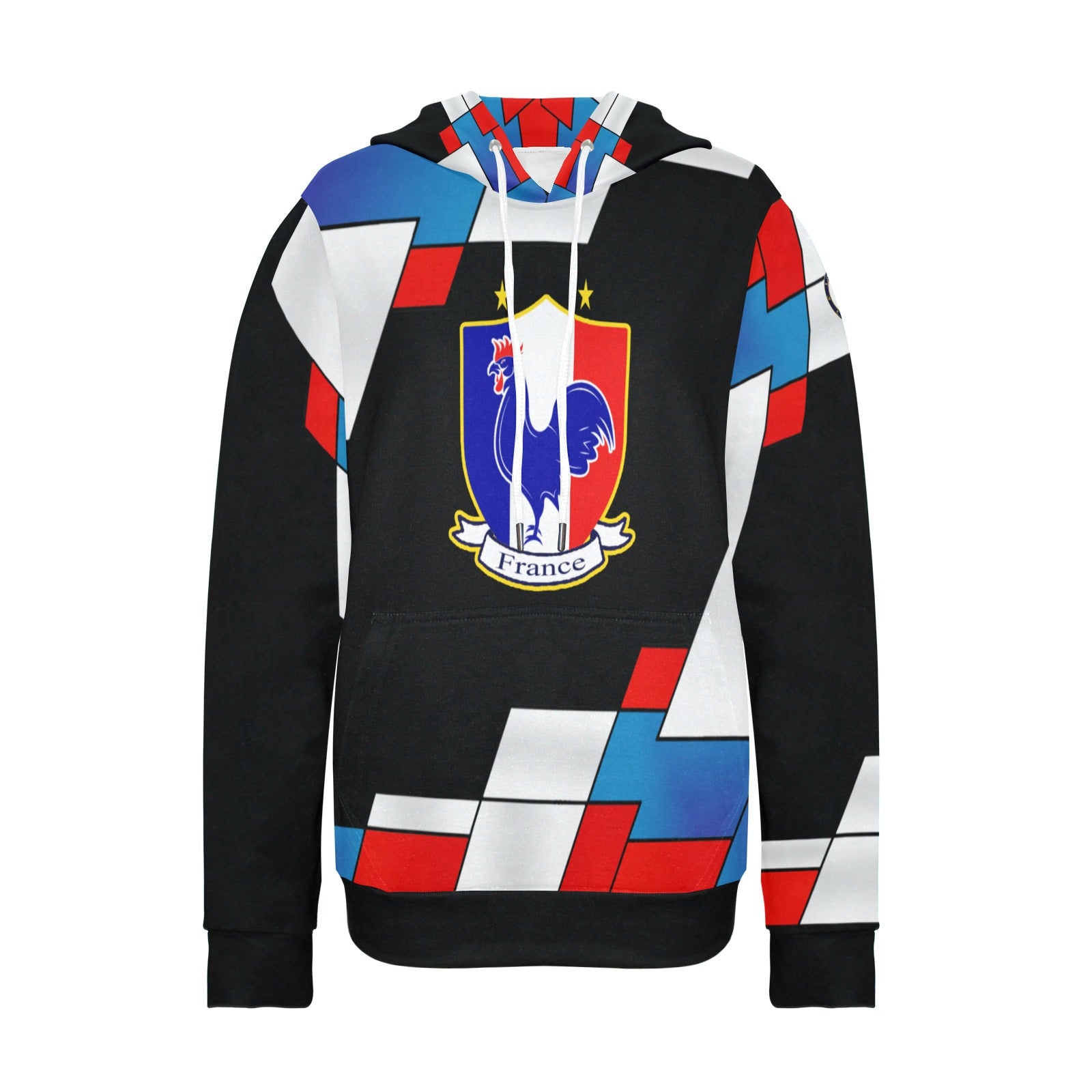 FRANCE Women's Long Sleeve Fleece Hoodie