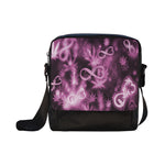 INFINITY PURPLE COSMOS Crossbody Nylon Bags (Model 1633)