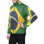 BRASIL FLAG All Over Print Windbreaker for Unisex