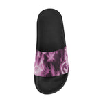 INFINITY PURPLE COSMOS Men's Slide Sandals (Model 057)