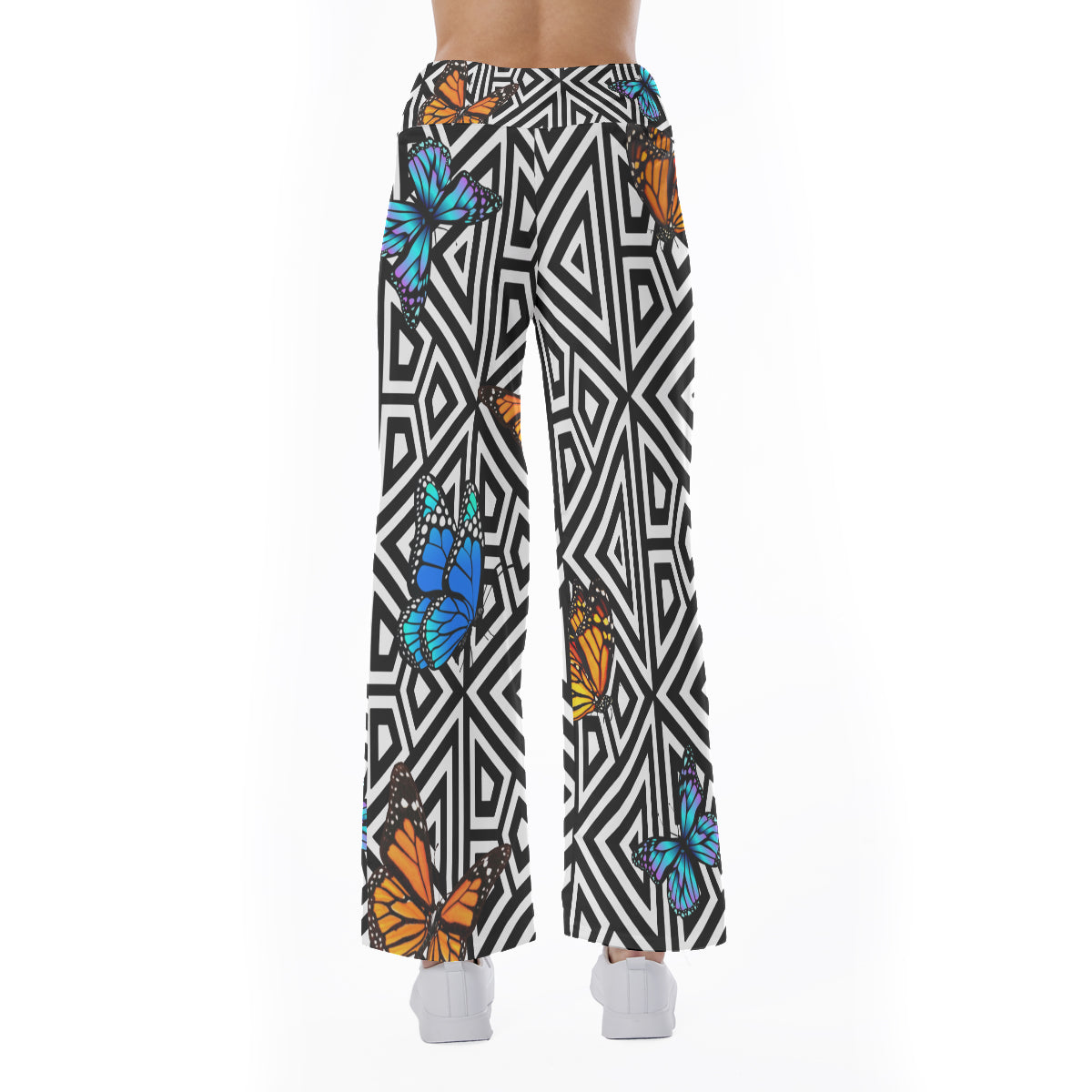 BUTTERFLY Women's High-waisted Trousers