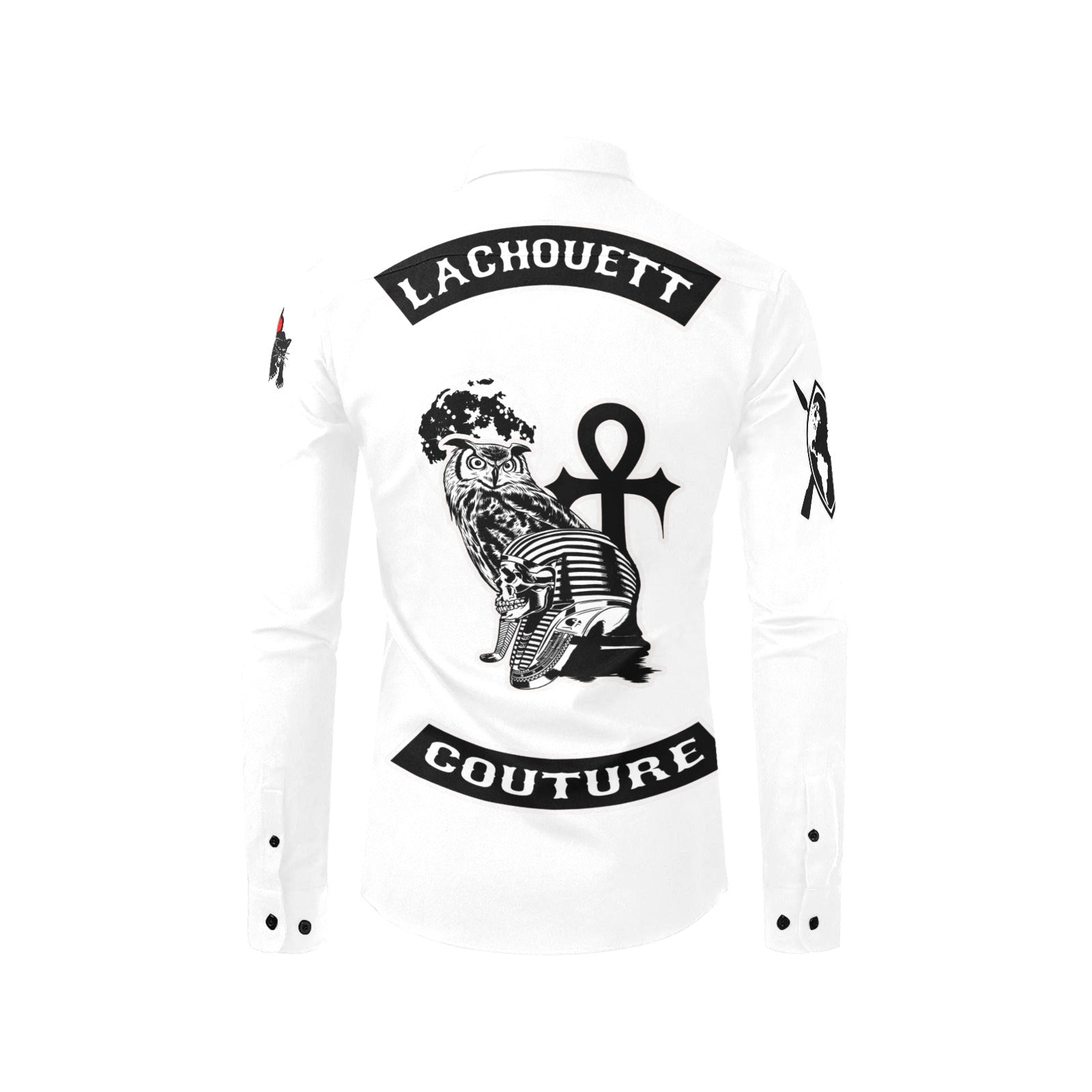 KAMET RYDER WHT Men's All Over Print Casual Dress Shirt (Model T61)