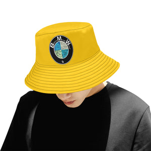 B.Money.W YLW All Over Print Bucket Hat for Men