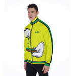 BURN THE OPPS YLW Stand Collar Jacket