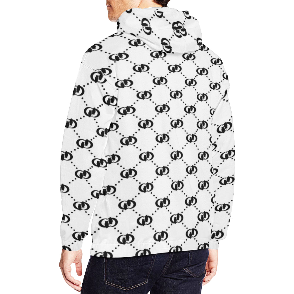 EXCELLENGE BLACC All Over Print Hoodie for Men