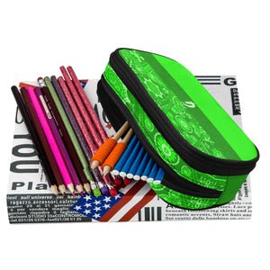 BANDANA VIRAL GREENFLUO Pencil Pouch/Large