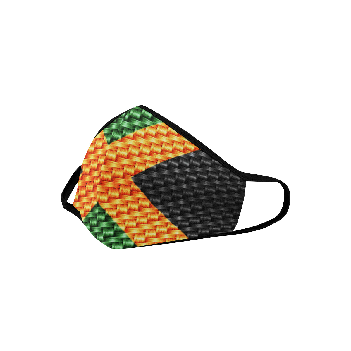 JAMAICA FLAG Mouth Mask in One Piece (2 Filters Included)