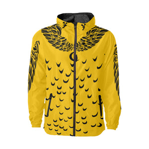 LCC WINGZ YELLOW All Over Print Windbreaker for Unisex