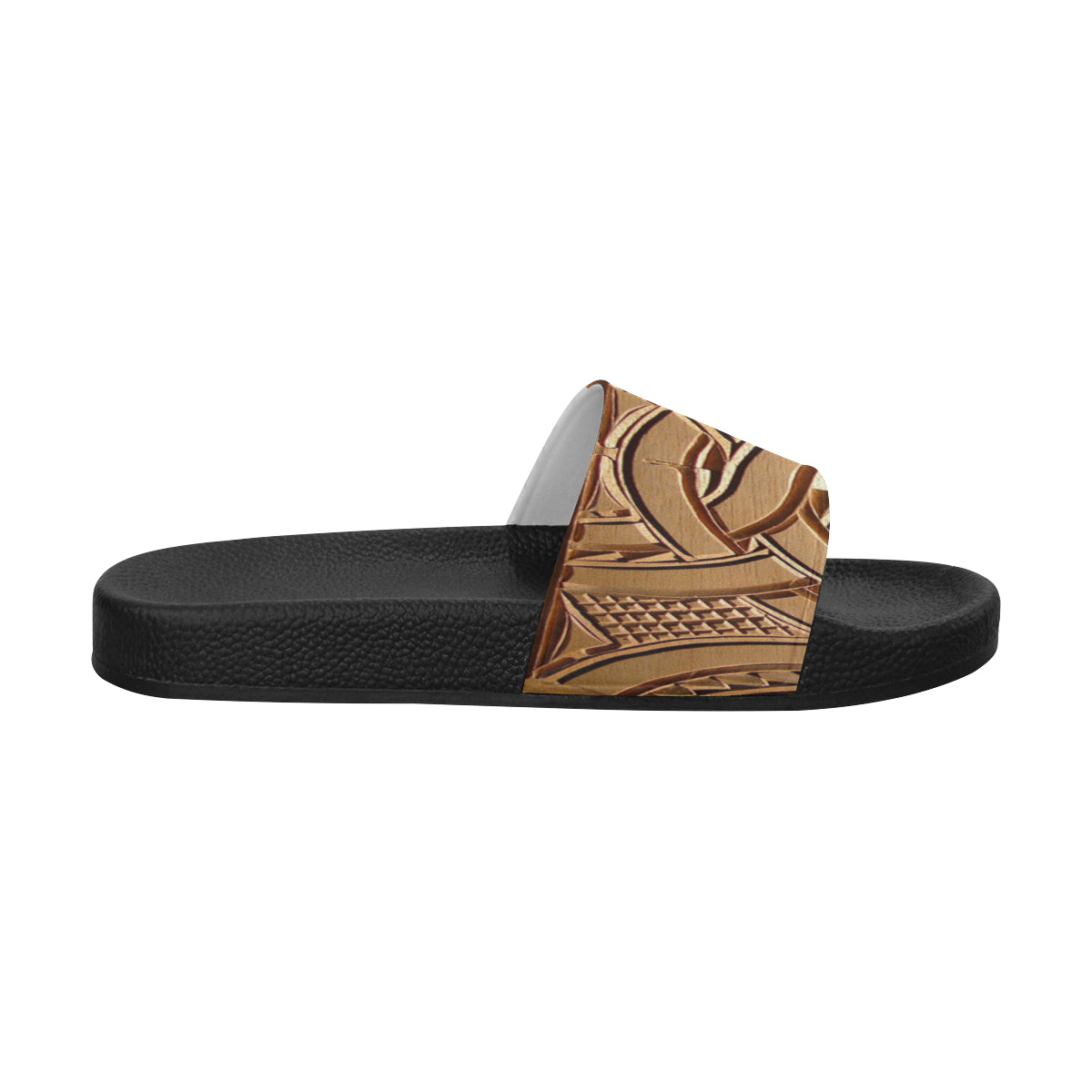 TEMBE ART WOOD Men's Slide Sandals