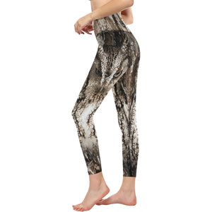 HIDDEN OWL All Over Print High-Waisted Leggings (Model L36)