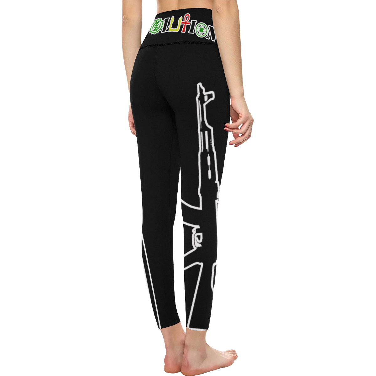 REVOLUTION All Over Print High-Waisted Leggings