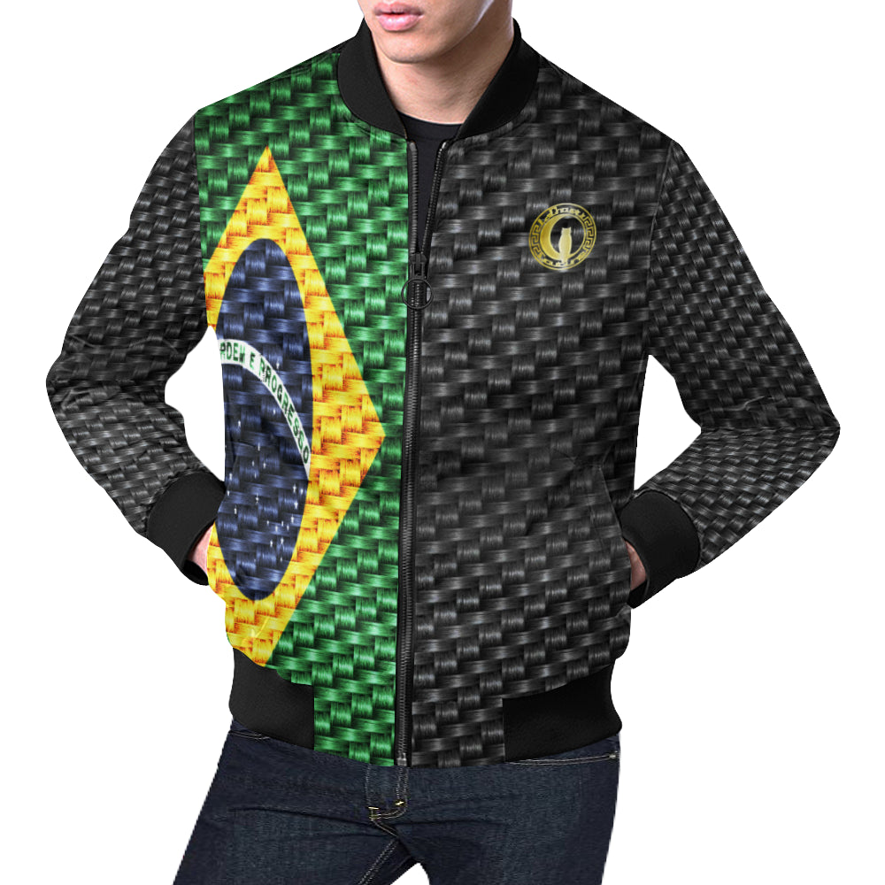BRASIL All Over Print Bomber Jacket