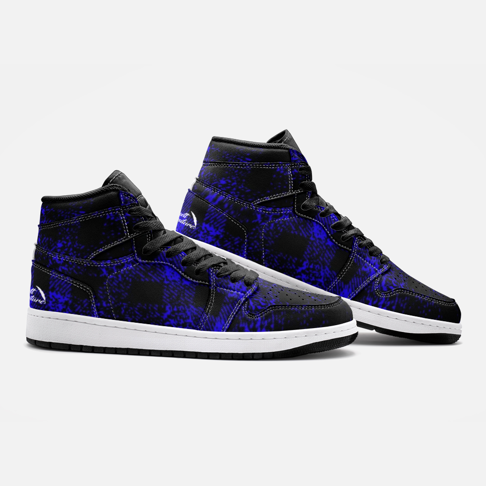 DUSTY PLAID BLUE Unisex Sneaker TR