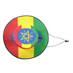 ETHIOPIA FLAG Wide Brim Bucket Hat