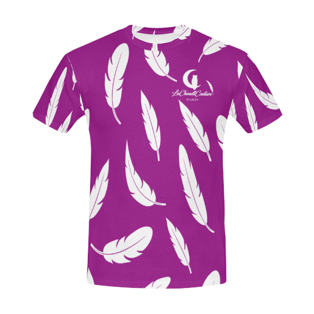 FEATHER GRAPE All Over Print T-Shirt for Men (USA Size)