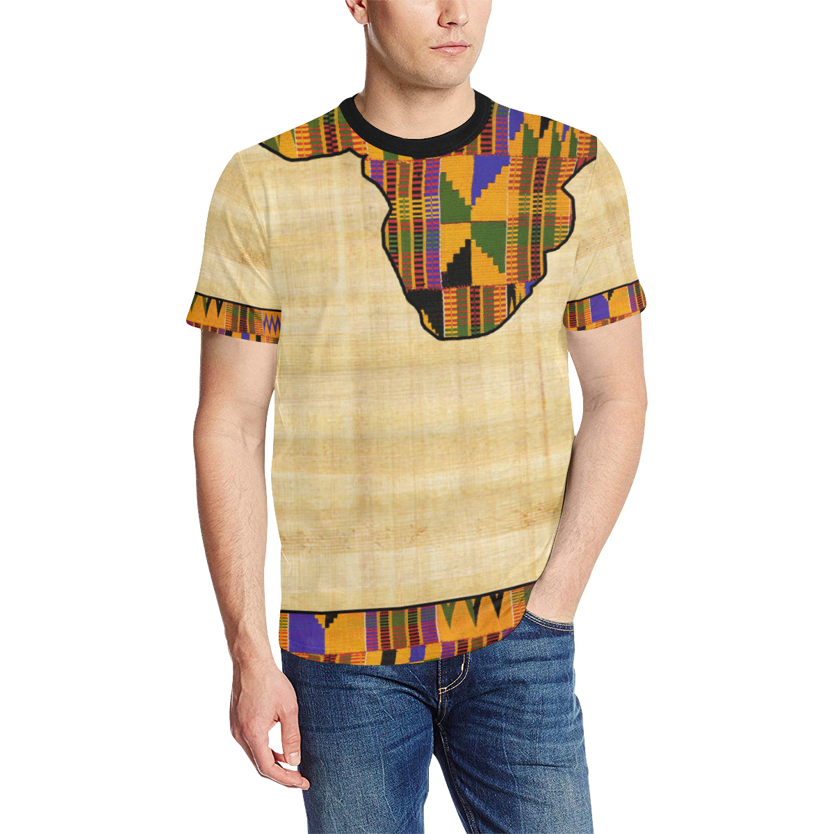 NILE VALLEY Men's All Over Print T-Shirt