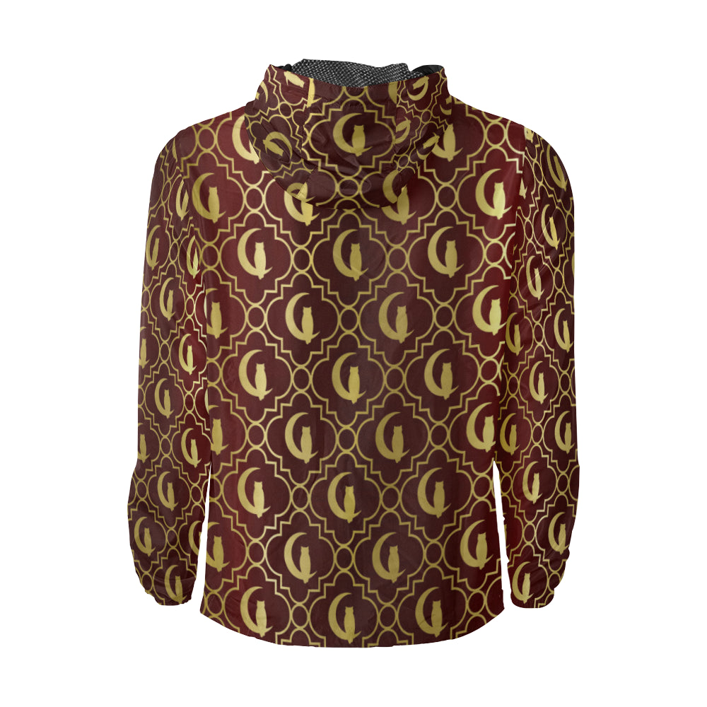 ELEGANCE BORDEAUX All Over Print Windbreaker for Unisex