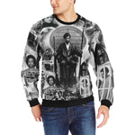 BLACK PANTHER PARTY Men's Rib Cuff Crew Neck Sweatshirt