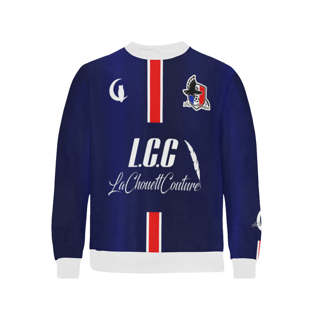 FC PANAME Men's Rib Cuff Crew Neck Sweatshirt