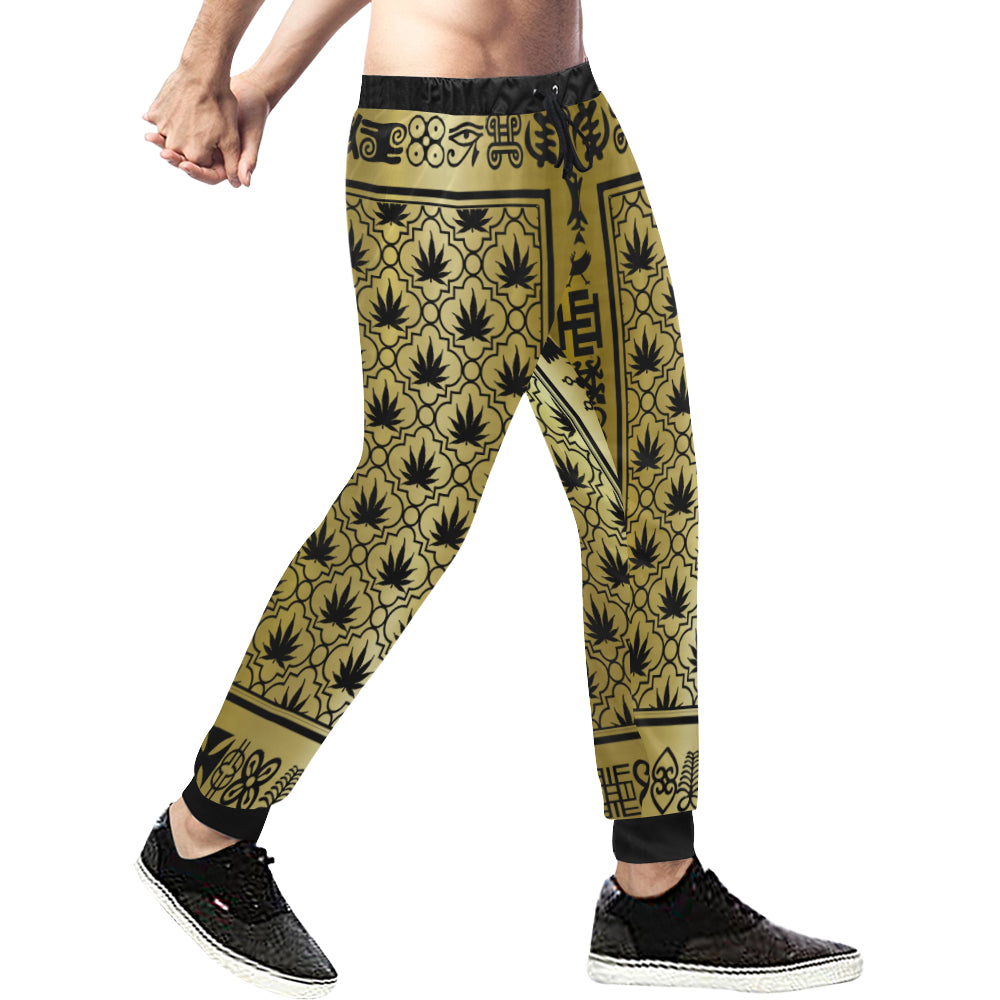 ADRINKRA BLACC LEAF Men's Sweatpants