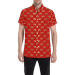 EXCELLENCE RDGLD Men's All Over Print Short Sleeve Shirt
