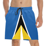 DIASPORA ENG/DUTCH Men's Mid-Length Beach Shorts
