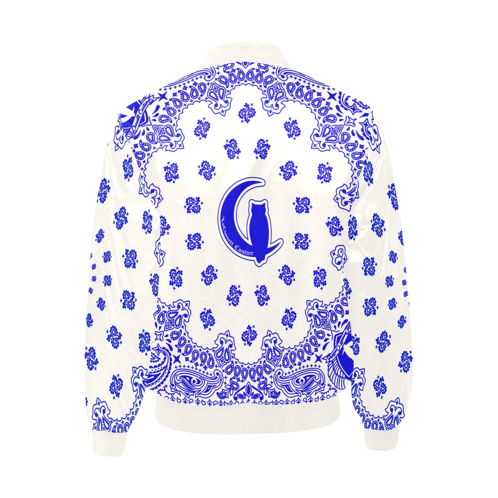 BANDANA Cs'UPWHT All Over Print Quilted Bomber Jacket for Men