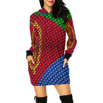 ERITREA FLAG All Over Print Hoodie Mini Dress