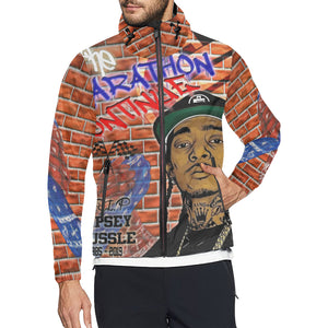 NIPSEY MARATHON CONTINUE All Over Print Windbreaker for Unisex