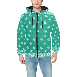 BANDANA FULLY Men's Padded Hooded Jacket