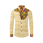 NILE VALLEY KENTE Men's All Over Print Casual Dress Shirt