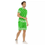BANDANA FULLY GREEN Men's Short Sleeve Shirt Sets