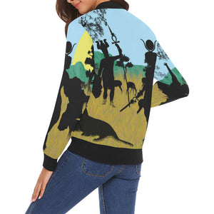 SAFARI NTR WARRIOR All Over Print Bomber Jacket for Women