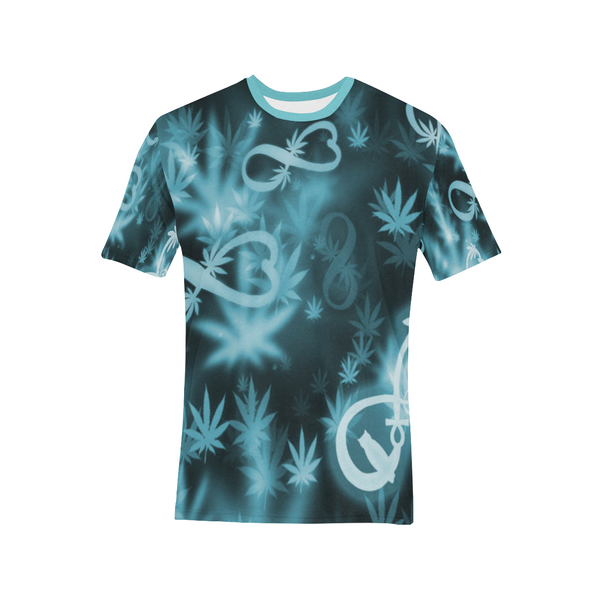 INFINITY BLUE COSMOS Men's All Over Print T-Shirt
