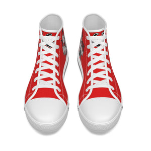 GET YA WALK ON RED Men's Canvas Shoes