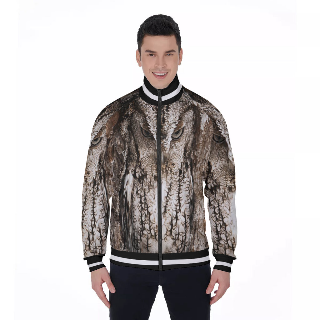 OWL WOOD Men's Stand Collar Jacket