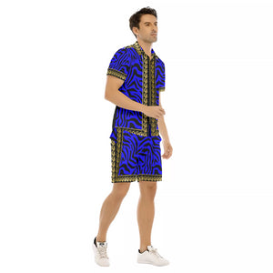 PRIVILEGE BLUE Men's Short Sleeve Shirt Sets
