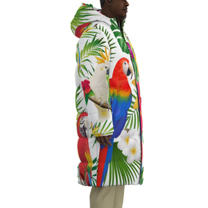 TROPICAL Unisex Long Down Jacket